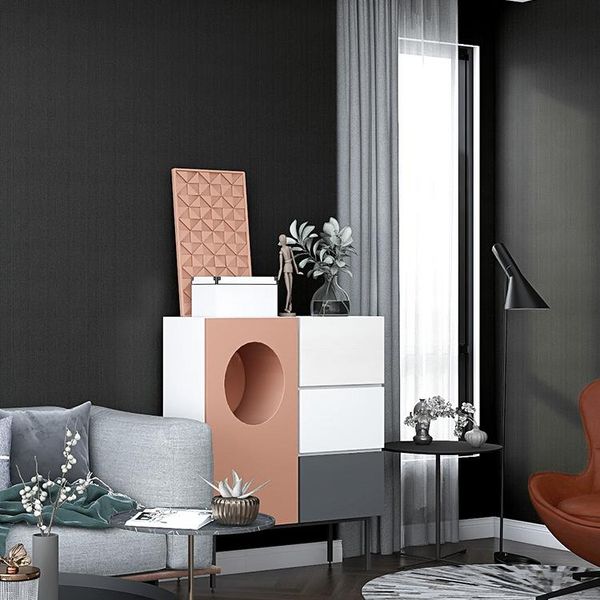 

window stickers self adhesive waterproof gray wallpaper moistureproof furniture bedroom wand aufkleber home decoration df50zs