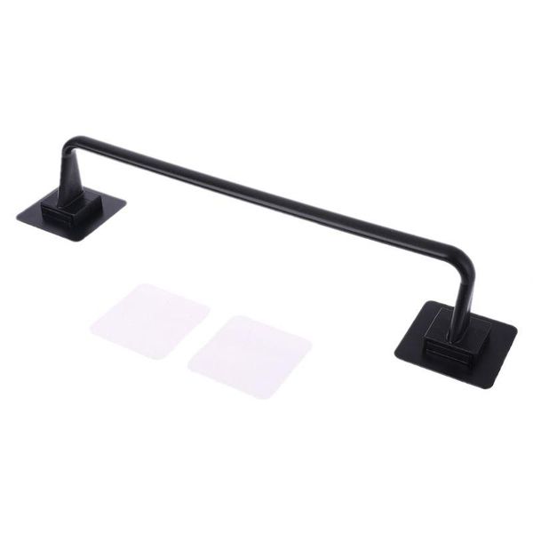 

towel racks self adhesive wall mounted bathroom bar shelf rack holder toilet roll paper hanging hanger