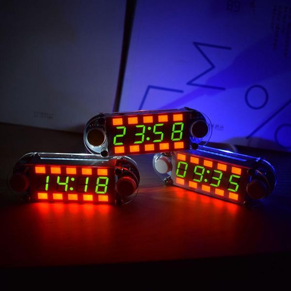 Timer DIY Digital Tube LED Wecker Kit Multifunktions-Datum Countdown-Zeit Temperatur 12/24h C/F-Anzeige