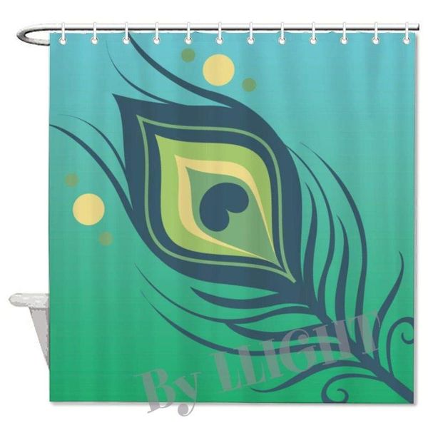 

shower curtains beautiful peacock feather waterproof fabric bathroom curtain home decor accessories 60x72inch