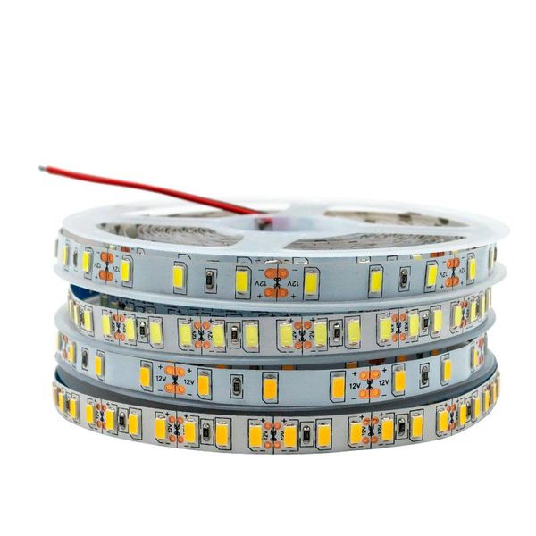 

strips super bright 5m 5730 led strip 120 led/m ip20 not waterproof, 12v flexible 600 tape,5630 ribbon, white/warm white color