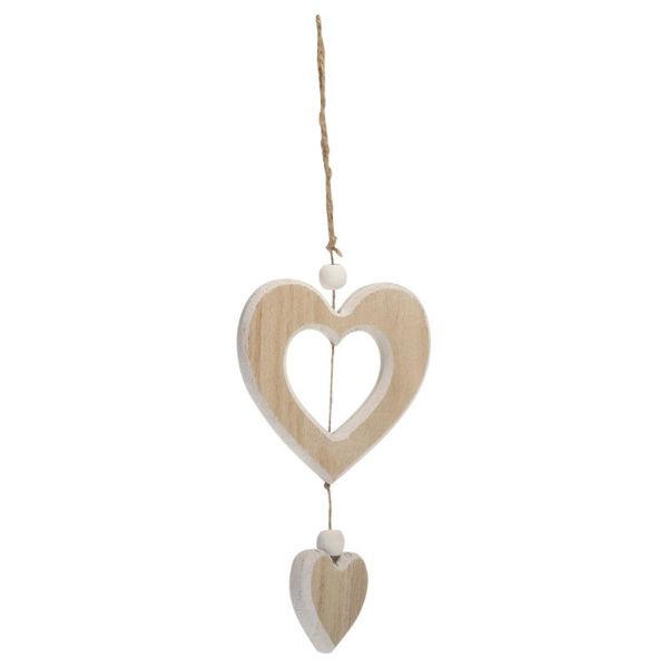 

decorative objects & figurines 1pc heart pendant exquisite shaped hanging decoration wooden ornament