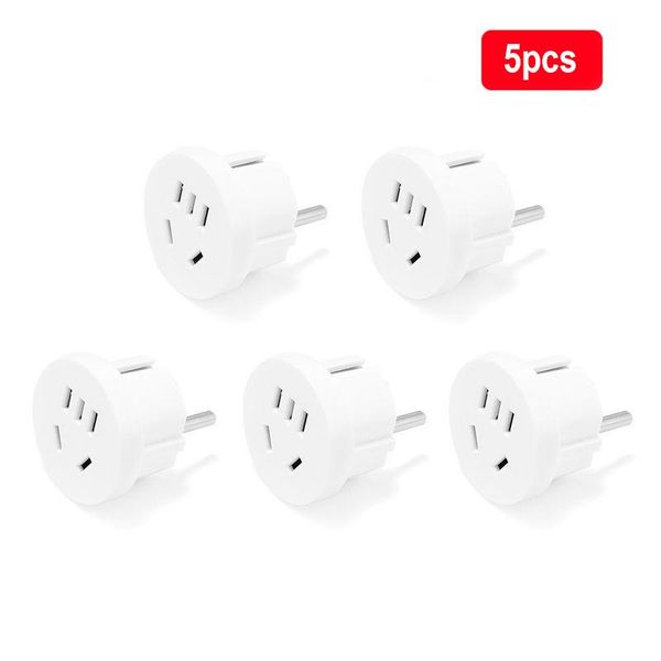 

smart power plugs eu plug travel adapter us to socket 16a 250v ac kr wall converter