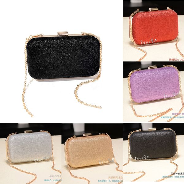 

2021 new evening one shoulder slant across small hand dinner bag, Black;red