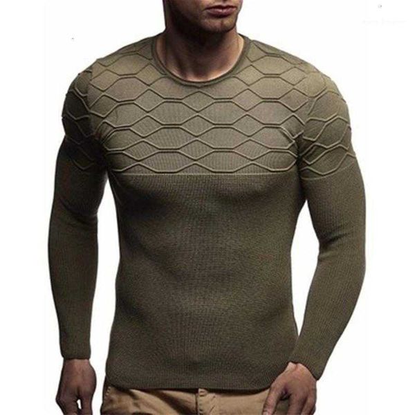 

men's sweaters sleeve round neck pullover sweater male spring slim casual bottoming man diamond printing knitting fashion trend tjsd, White;black