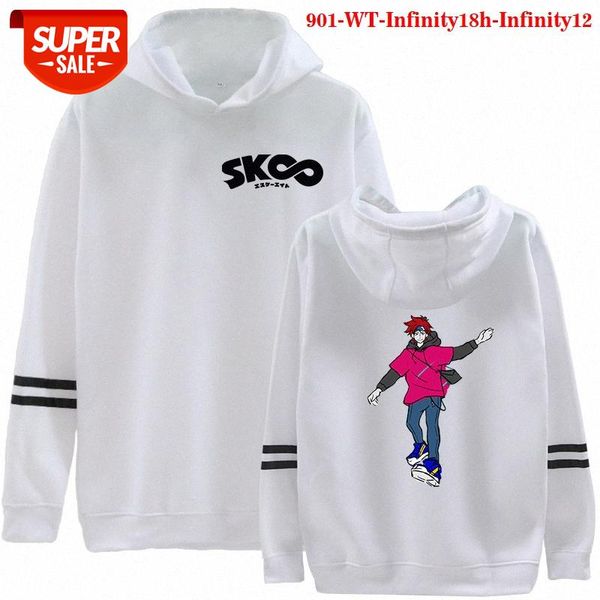

anime unlimited skateboard peripheral printing trendy sweatshirt hoodie #ha22, Black