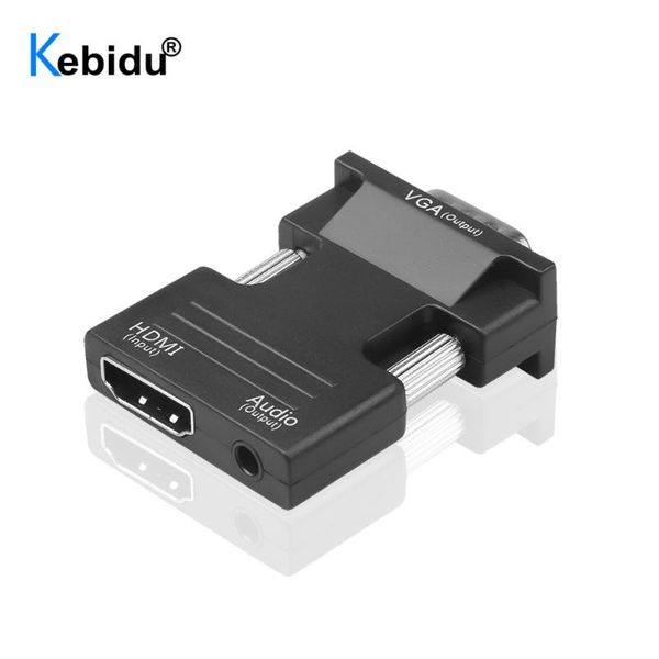 

audio cables & connectors 1080p male to female -compatible vga adapter with 3.5mm aux cable for pc laptv monitor