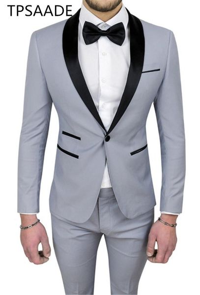 

pieces mens suit groomsmen shawl lapel groom tuxedos black men suits wedding man (jacket+pants) customized made men's & blazers, White;black