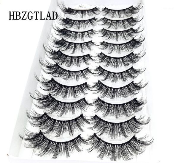 

10 pairs natural false eyelashes fake lashes long makeup 3d mink eyelash extension for beauty 961