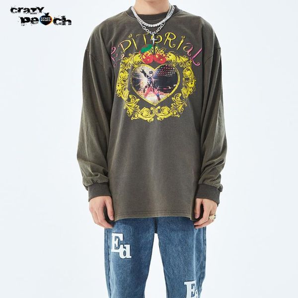 

men's hoodies & sweatshirts tokyo y2k gothic printing mens streetwear retro homme shirt oversized anime hoodie harajuku men graffiti sw, Black