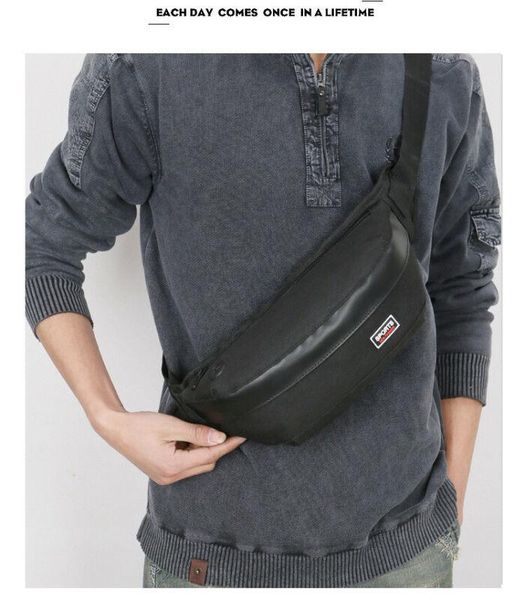

est outdoor chest bag crossbody shoulder men women usb charging sports travel waist packs belt bags