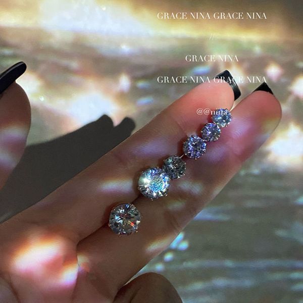 

you need take earrings when you sleep flash zircon