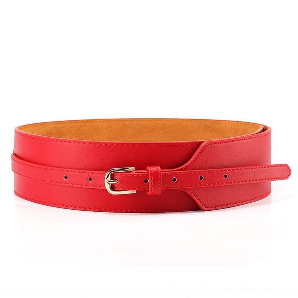 

wxt3 down jacket down jacket dress belts women's wide versatile women's coat belt leather simple decoration dress waist black, Black;brown