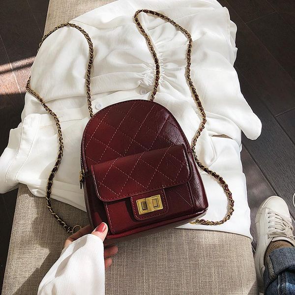 

vintage small backpack korean fashion students travel waterproof casual simple mochilas para mujer bags de50sjb