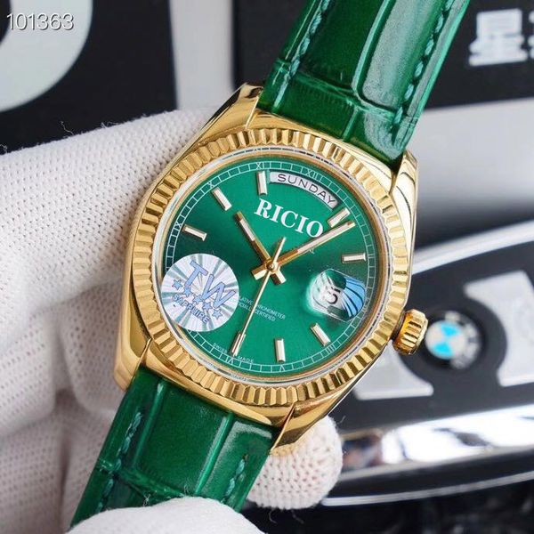 

2021 selling men's automatic mechanical watch eta2836 movement fine steel super luminous designer sport, Slivery;brown