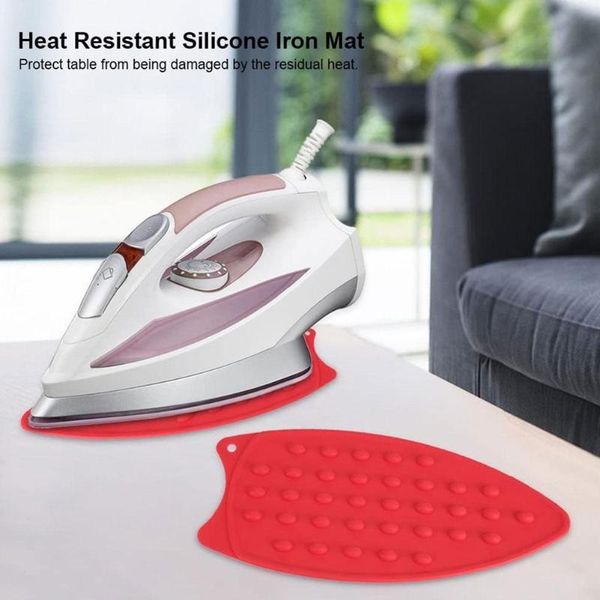 

mats & pads 1pcs est style silicone flexible ironing blanket heat-resistant dotted bubbled portable iron rest board pad tool