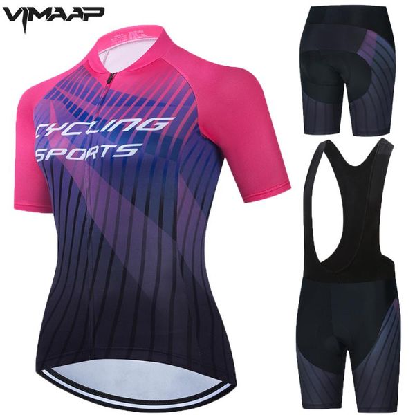 

racing sets 2021 pro cycling clothing women suit team mountain bike anti-uv bicycle wear short sleeve jersey set, Black;blue