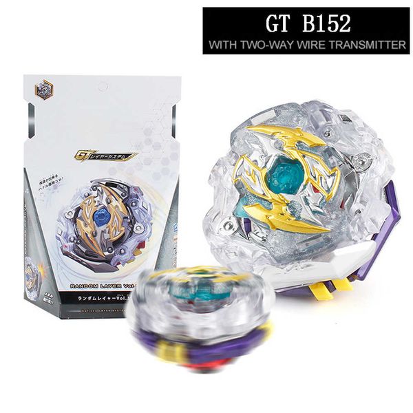 4D Plastica Beybleyd Burst Serie GT Metal Fusion Assemblare GTB152 Turbo Mini Giroscopio Originale con Launcher Evolution Toys X0528