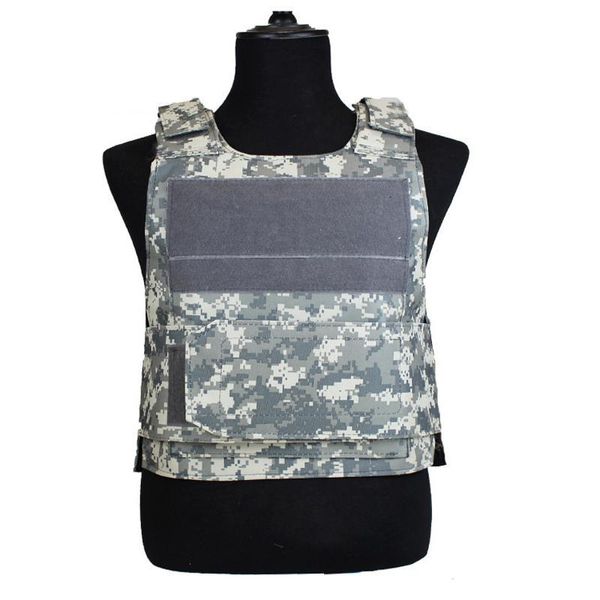 

men's vests tactical camo vest men camouflage waistcoat swat train combat paintball cs game equipment protective vest, Black;white