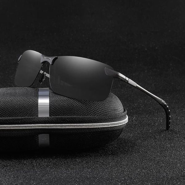 

polaroid sunglasses men polarized driving glasses male sun anti glare brand fashion designer goggle uv400, White;black