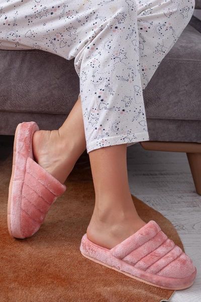 

slippers women's pink winter fronting indoor home slipper 1895ny, Black