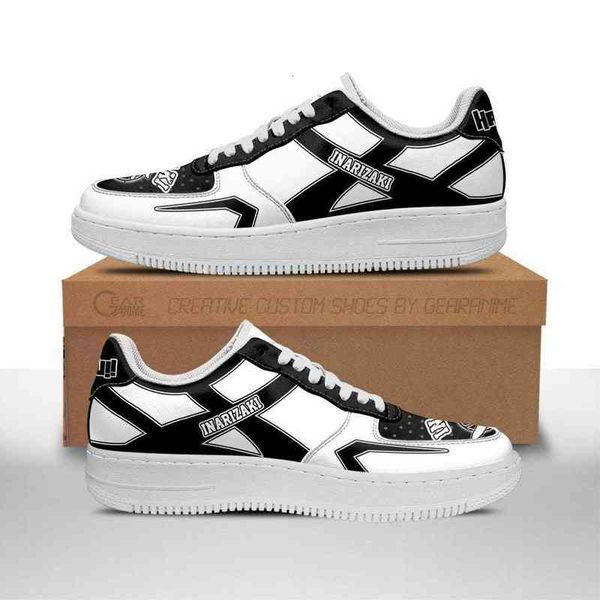 

diy anime sho haikyuu inarizaki high sneakers uniform casual running sport walking lightweight tennis
