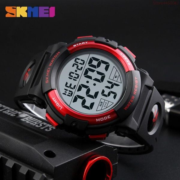 

wristwatches 2021 sports watches mens outdoor fashion digital watch multifunction waterproof man relogio masculino skmei, Slivery;brown