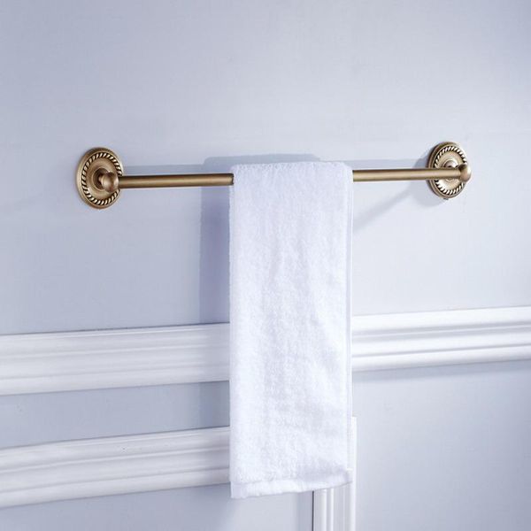 

towel racks antique brass bathroom holder single bar rack wall mounted rail accessories