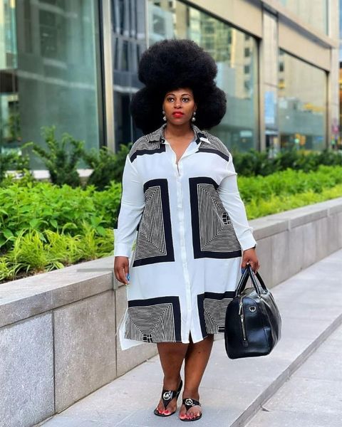 

casual dresses rmsfe 2021 autumn and winter women fashion plaid irregular leisure long sleeve lapel single breasted loose dress, Black;gray