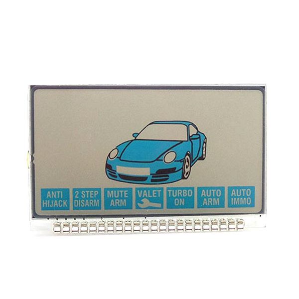 

russian version b6 lcd display for starline remote two way car alarm system anti-lost