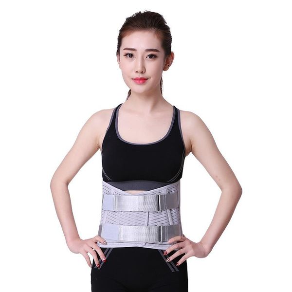 

sport belt slimming waist trimmer training fitness corset shapewear cincher body shaper support lumbar, Black;gray