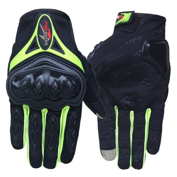 

cycling gloves motorcycle men breathable touch screen racing team full finger outdoor mountain bike riding gym, Black