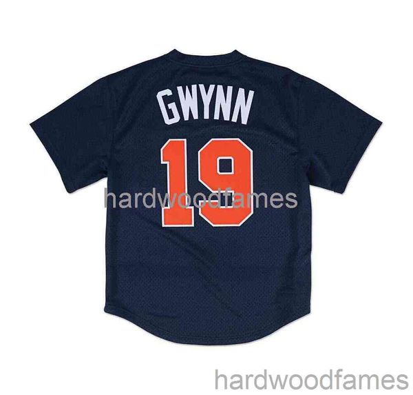 Personnalisé Tony Gwynn Mitchell Ness Marine 1996 Mesh Jersey Cousu Hommes Femmes Jeunesse Kid Baseball Jersey XS-6XL