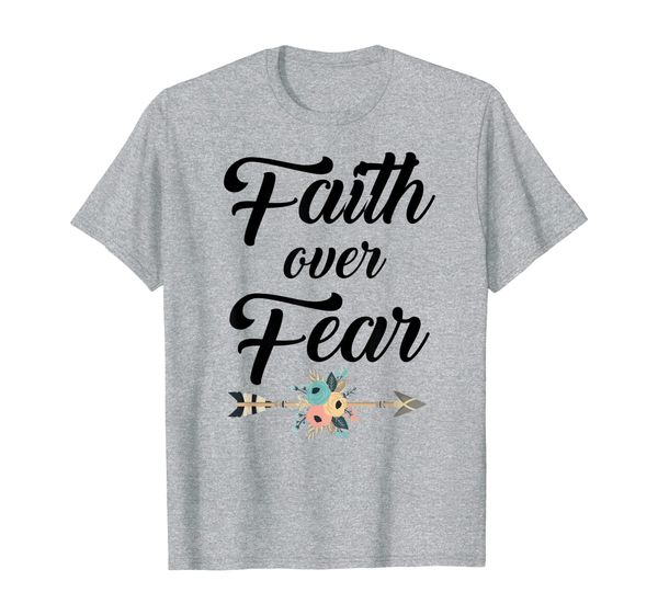 

Faith over Fear Arrow shirt Christians Costume Gift for Men, Mainly pictures