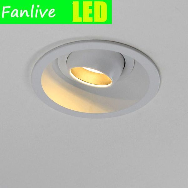 

downlights 10pc recessed led downlight angle adjustable built-in spot light encastrable ac90-260v white 7w for indoor lighting
