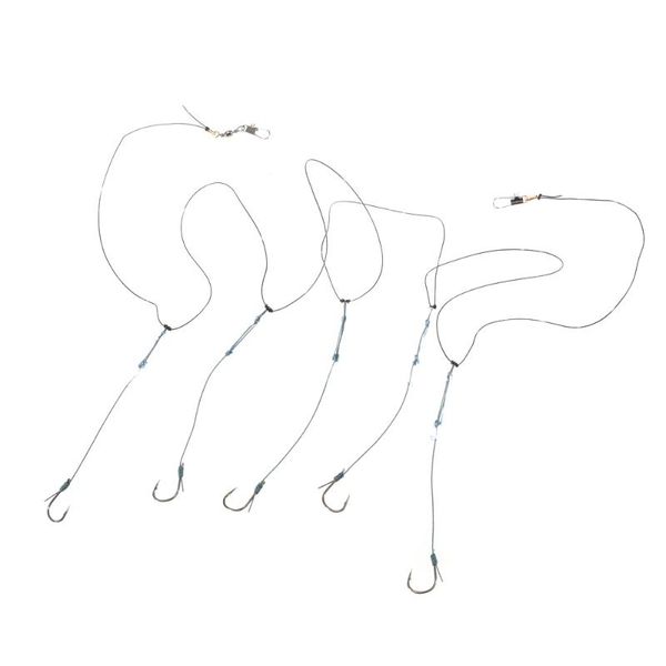 

fishing hooks nylon line steel string 120cm durable tackle