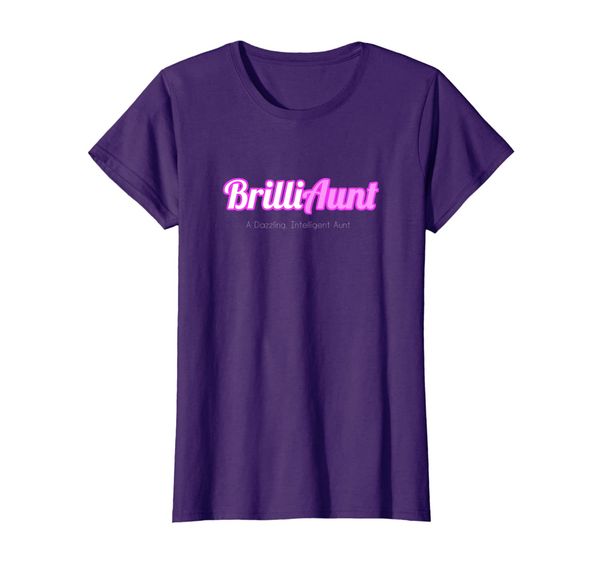 

brilliaunt brilliant aunt aunt shirt, White;black