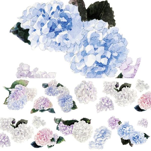 

gift wrap fascinating hydrangea pet special oil washi tapes journal masking tape diy scrapbooking decoration sticker