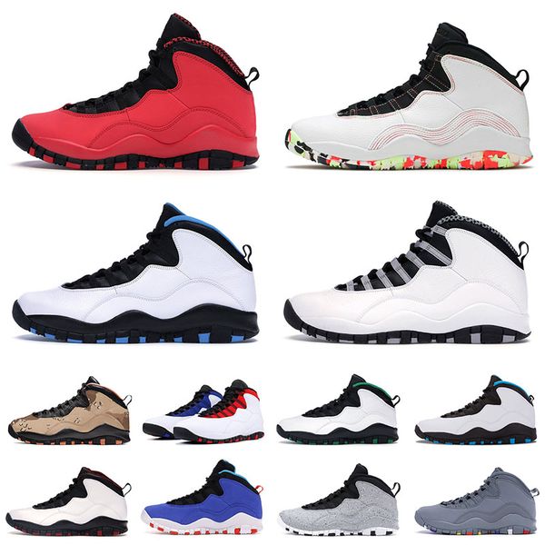 

jumpman 10 10s ix mens basketball shoes trainers ember glow tinker designer sports cement seattle chicago powder blue steel grey sneakers si