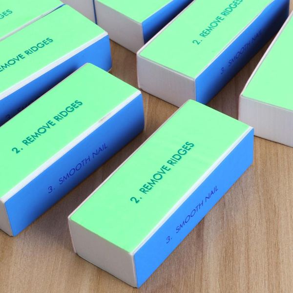 

10pcs washable 4-way nail shiner sponge files buffers sanding blocks
