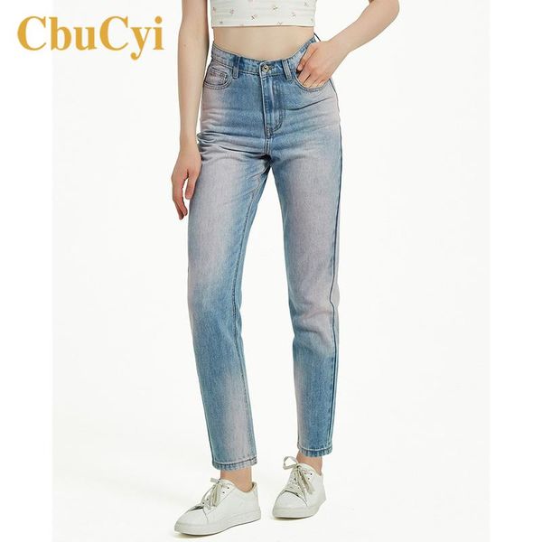 

women's jeans spring high waist casual boyfriend bleached vintage ripped jean women distressed pantalones vaqueros mujer, Blue