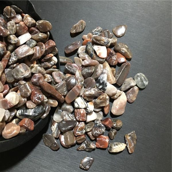 

decorative objects & figurines 50g/100g/1000g wholesale 9-15mm woodstone xylopal quartz small gravels stone fish tank flower pot garden heal
