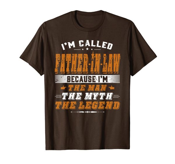 

Fathers Day Father-In-Law Because I Am Man Myth Legend Shirt, Mainly pictures