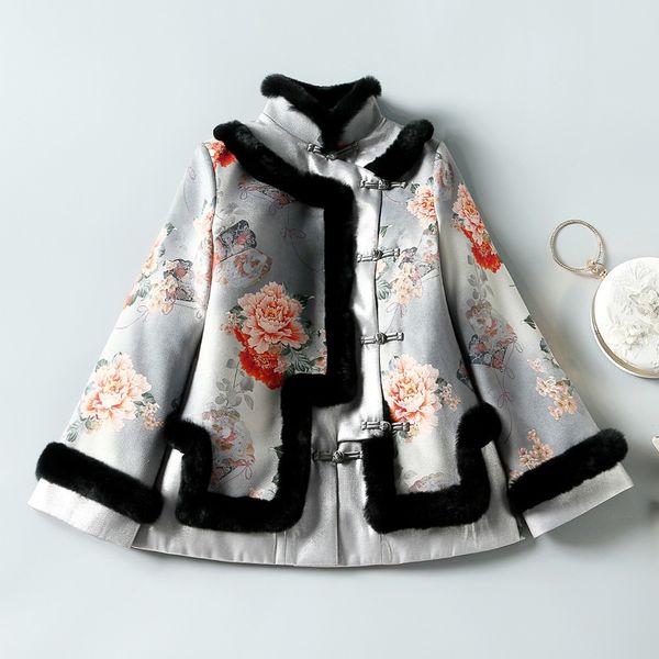 

lady fashion elegant cheongsam traditional chinese style clothing women vintage hanfu retro tang suit coat jackets 12140, Red