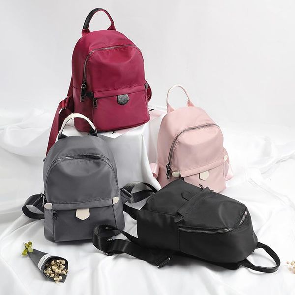 

backpack fashionable lady small cute lightweight large capacity school teen girl waterproof oxford travel 2021