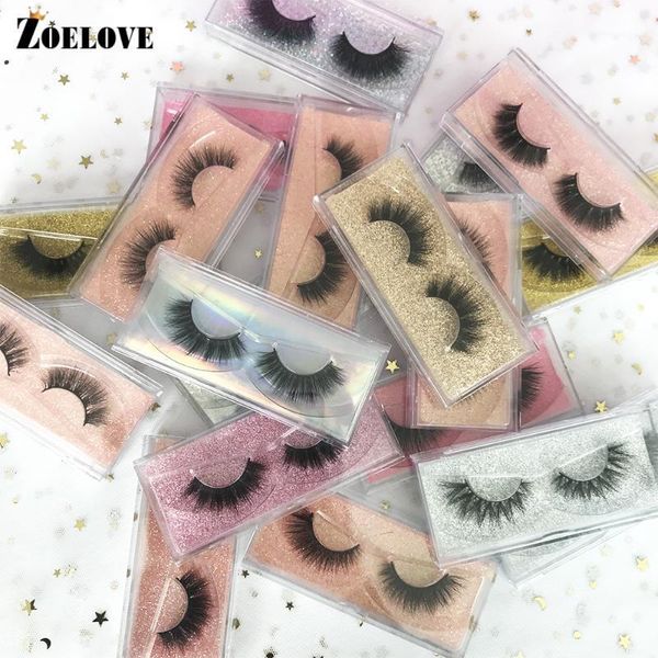 

wholesale 3d mink lashes false eyelashes soft natural fake in bulk fluffy eyelash boxes handmade eye lash1