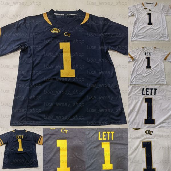 

custom georgia tech college football jersey 21 johnson 4 james graham 27 mason 93 t.k. chimedza 10 ahmarean brown, Black