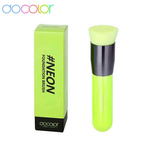 

health and beauty products makeup brush docolor 3 colors flat kabuki foundation brush professional large face blush contour powder blending