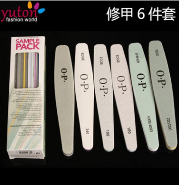 

nail and manicure tools file double-sided rubbing polishing strip suit with various sand numbers