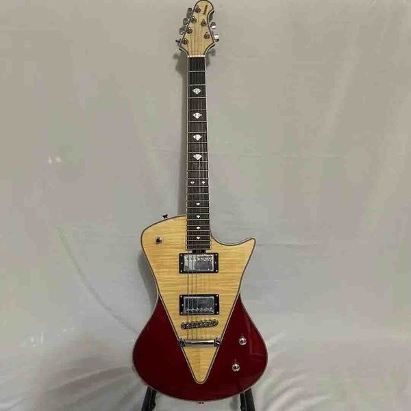 

custom 2021 grand mm armada right handed electric guitar in red color